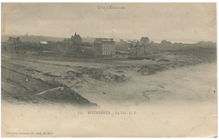 Vue panoramique du Val vers 1894 — Ker Nevez visible